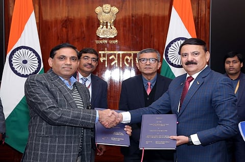 MoD has signed a contract with BDL for the supply of Medium-Range Surface-to-Air Missiles (MRSAM) for the Indian Navy at a cost of approximately Rs 2,960 crore. 