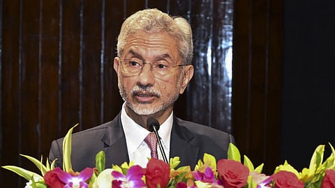 External Affairs Minister S Jaishankar delivers the 19th Nani A Palkhivala Memorial Lecture, in Mumbai.