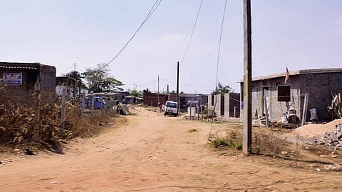 The Dhabaleswar Gada slum in CDA locality of Cuttack city 