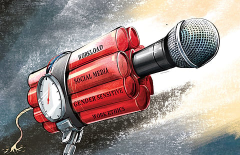In the day and age of social media, anything can be recorded and, once shared, can go viral. Watch out for that. Say what you must, but say it with purpose and curated caution. 