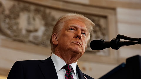 US President Donald Trump 