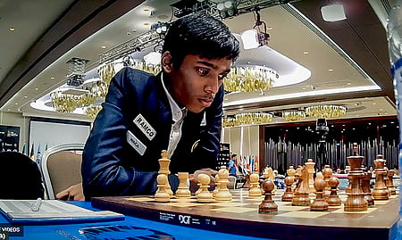 Indian Grandmaster Praggnanandhaa.