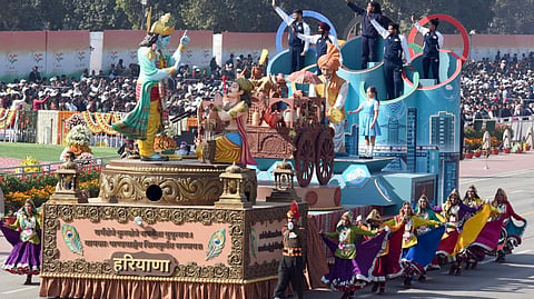 Tableau of Haryana at Republic Day parade 