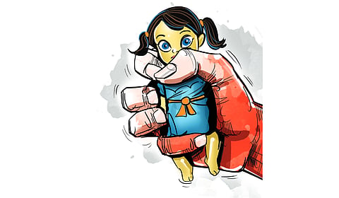 A 12-year-old girl was found abandoned at a railway station in Maharashtra's Navi Mumbai township and a probe later indicated that she was raped.