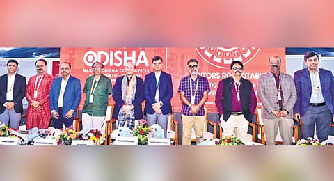 I&PR dept secretary Sanjay Singh with editors at the roundtable on Wednesday