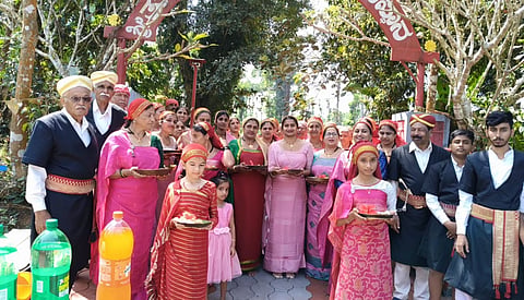 The participants were welcomed with flowers and light as they entered each hobli and village limits.