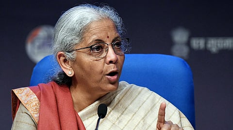 Union Finance Minister Nirmala Sitharaman 