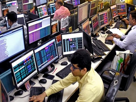 The Nifty 50 settled at 23,560, down 43 points. 