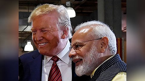 Prime Minister Narendra Modi and US President Donald Trump. 