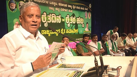 Union Minister of State for Railways V Somanna.