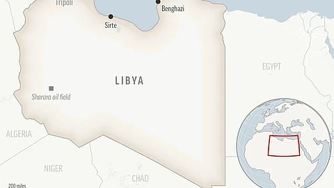 The first mass grave with 19 bodies was found Friday in a farm in the southeastern city of Kufra, the security directorate said in a statement, adding that authorities took them for autopsy.