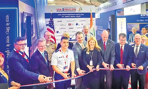 The US Partnership Pavilion at  Aero India 2025  
