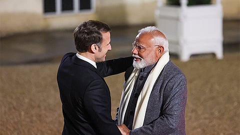 Prime Minister Narendra Modi on Thursday spoke to French President Emmanuel Macron on West Asia Conflict.
