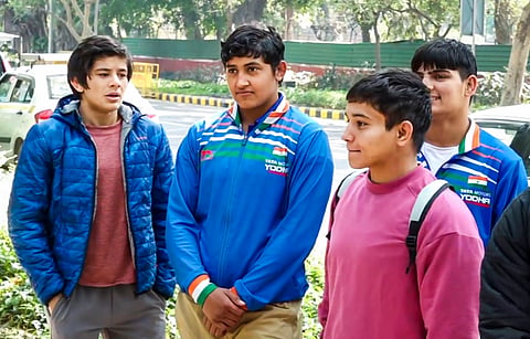 Wrestlers had attempted to meet sports minister Mansukh Mandaviya by visiting his residence in New Delhi on Saturday