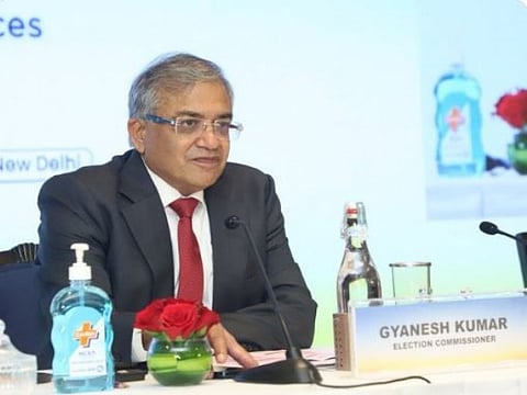 Newly appointed CEC Gyanesh Kumar. 