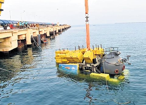 The wet test of the ‘Matsya-6000’ was held at the L&T harbour between Jan 27 and Feb 12