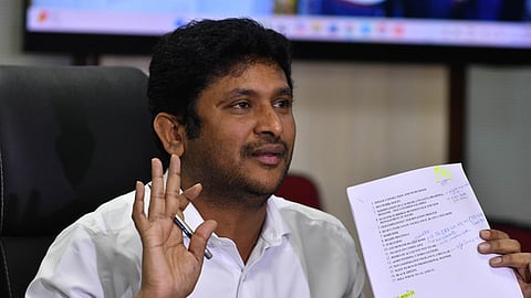 AP fibernet chairman GV Reddy. 