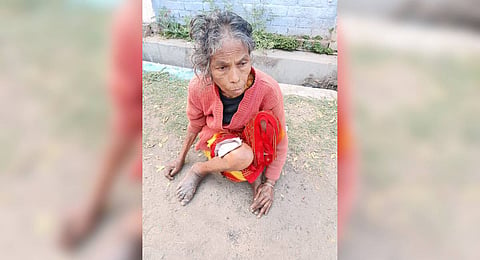 The 68-year-old mother was locked inside her home for four days