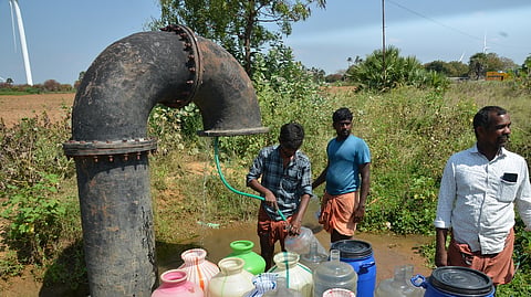 Thirumalapuram in Vadakku Panavadali Panchayat, Tenkasi district; water shortage