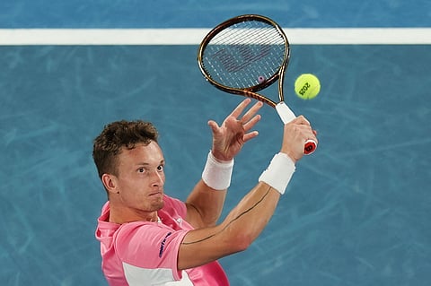 Czech Republic's Jiri Lehecka