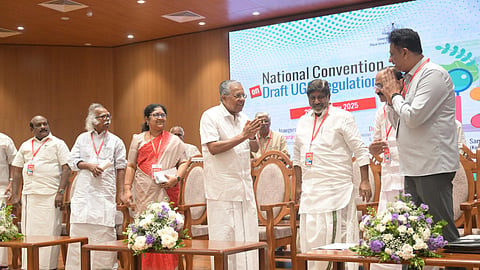 Kerala CM inaugurated the National Higher Education Convention in Thiruvananthapuram, organised in the wake of nationwide criticism against the Draft UGC Regulations 2025. 
