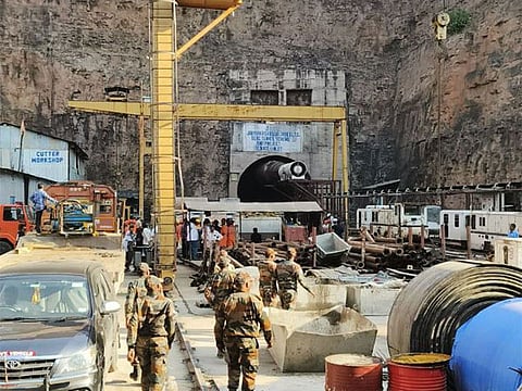 'Dewatering is being done': District Collector Santhosh on SLBC tunnel rescue operation 