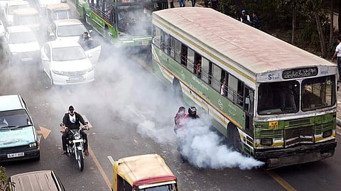 Vehicular pollution is one of the biggest causes of air pollution(Representative Image)