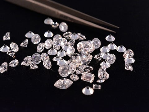 Diamond bubble
