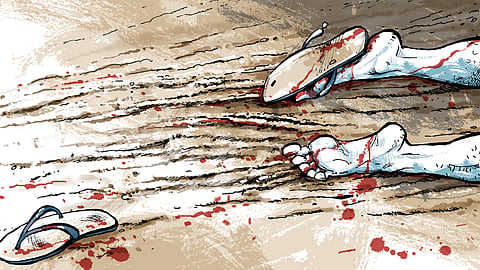 According to the Chintadripet police, the deceased, identified as Laxman Prasad (40) was residing on the premises of the school.