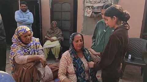 Gurpreet Singh's wife and daughters.