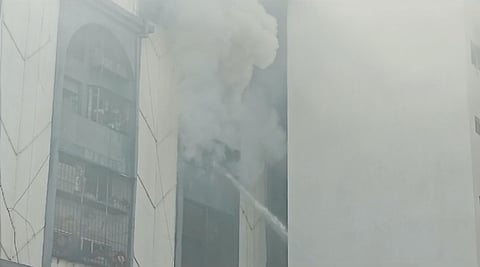Over 40 fire trucks pumped more than 40 lakh litres of water to douse the flames. Cooling operations are now underway. 