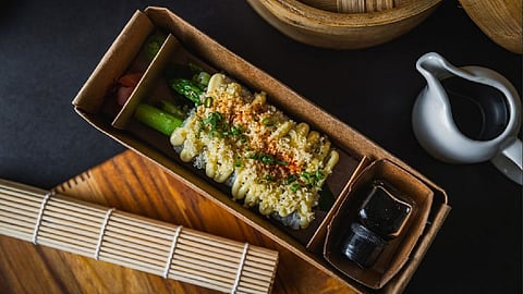 Truffle Asparagus Avocado Roll