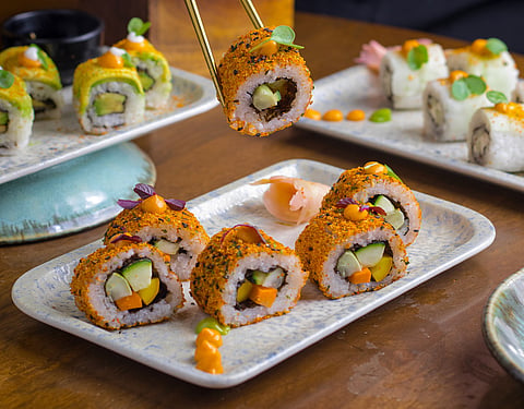 Veggies Dragon Roll Sushi