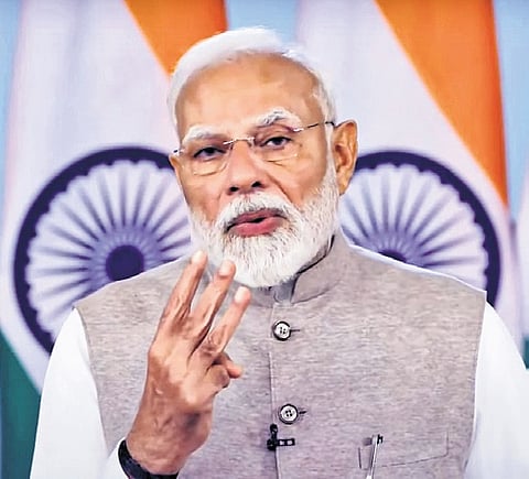 Future of nation determined by 
investments in innovation: Modi