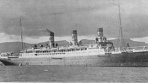 A ship from VOC's steam navigation company
