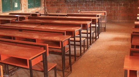 classroom, empty
