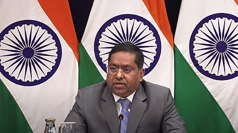 External Affairs Ministry spokesperson Randhir Jaiswal. 