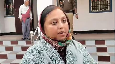 The mayor of Darbhanga, Anjum Ara