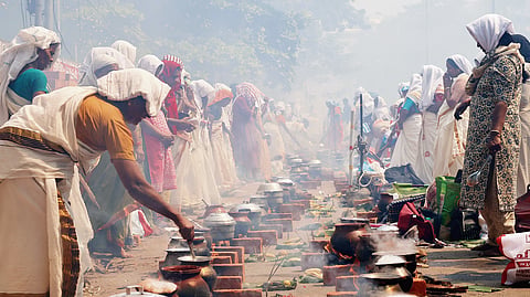 Attukal Pongala in Thiruvananthapuram