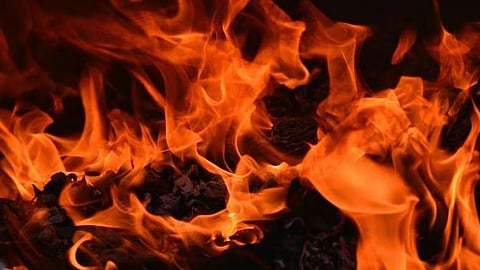 The fire was brought under control by 3:50 am.