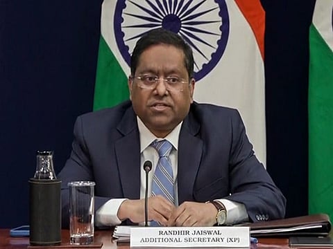 MEA spokesperson Randhir Jaiswal 
