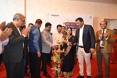 CREDAI Bengaluru Realty Expo 2025 was inaugurated by Joohi Smita Sinha, Chief General Manager, State Bank of India, Bengaluru Circle and Amar Mysore, president, CREDAI, Bengaluru on Friday. 