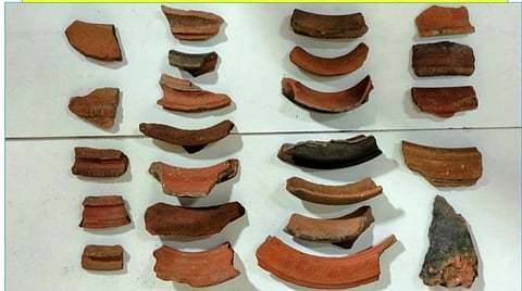 Antiques collected from Pattinamaruthur village near Tharuvaikulam along the east coast of Thoothukudi indicates existence of a vibrant trade centre at par with Korkai on the banks of Thamirabarani River. 