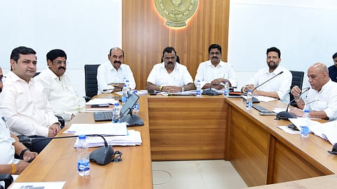 Cabinet Sub-Committee on land admin reforms, chaired by Minister Anagani Satya Prasad, convened at Secretariat 