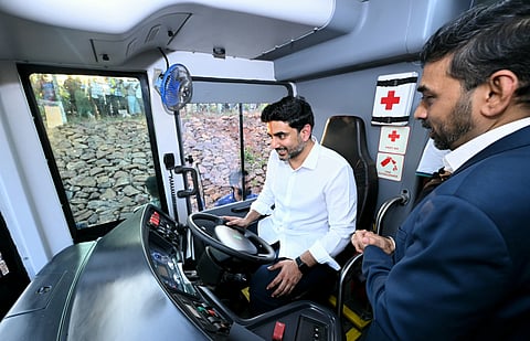 IT Minister Lokesh inaugurates Ashok Leyland unit near Vijayawada 