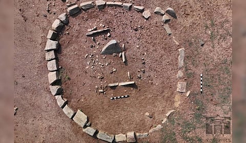 Megalithic structures are structures, which are built for burials using large, often rough stones, without mortar or cement. Such chambers were common during Neolithic and Bronze Ages.