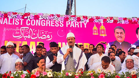 Deputy Chief Minister Ajit Pawar at his party-organised Iftar in Mumbai.