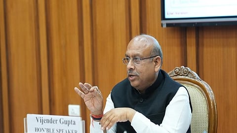 Delhi Assembly Speaker Vijender Gupta 