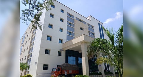 The new super-specialty building of VIMSAR, Burla.