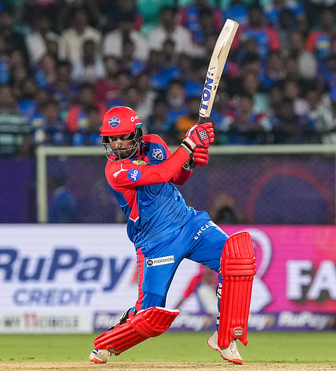 Vipraj Nigam in action on Monday